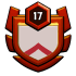 "WAR AND DETH" badge